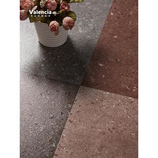 美拉德彩色古董砖覆古水磨石砖600X600客人餐厅咖啡服装店防滑地