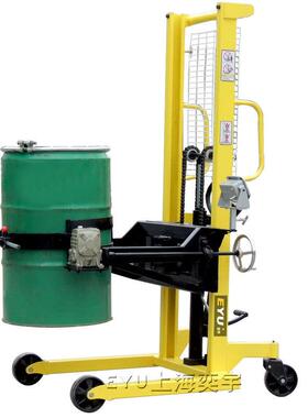 DSW515BC带电子秤料桶车手动油桶升高称重倒料带称液压升降倒桶车