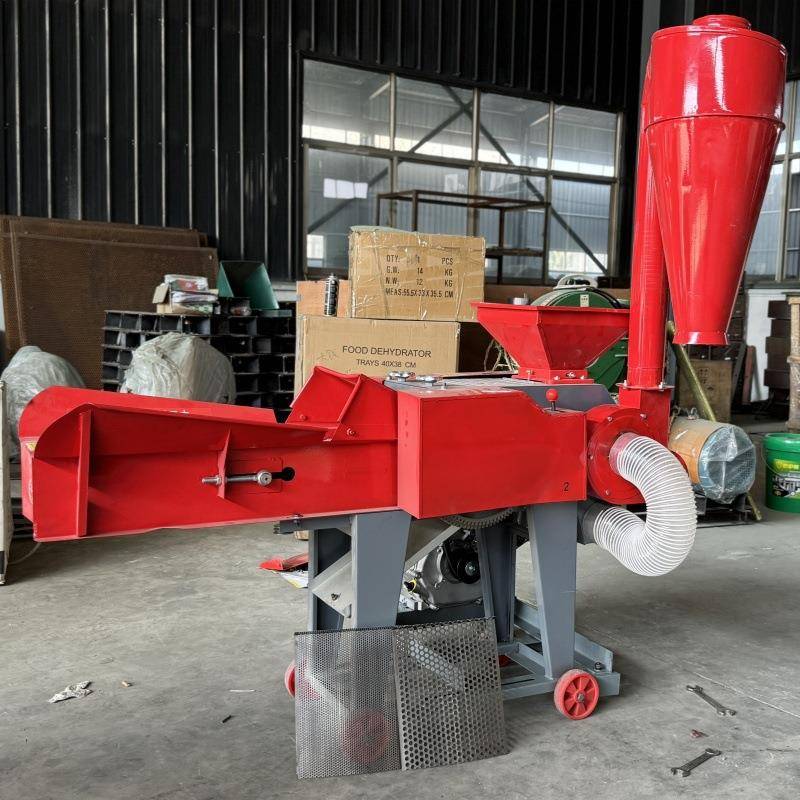 新款农作物秸秆铡草机象牙草甜叶菊叶子揉丝机发酵饲料机