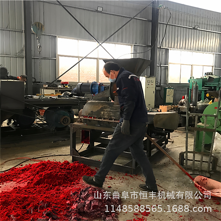 70型卧式半湿物料粉碎机有机肥羊粪猪粪中药渣粉碎机