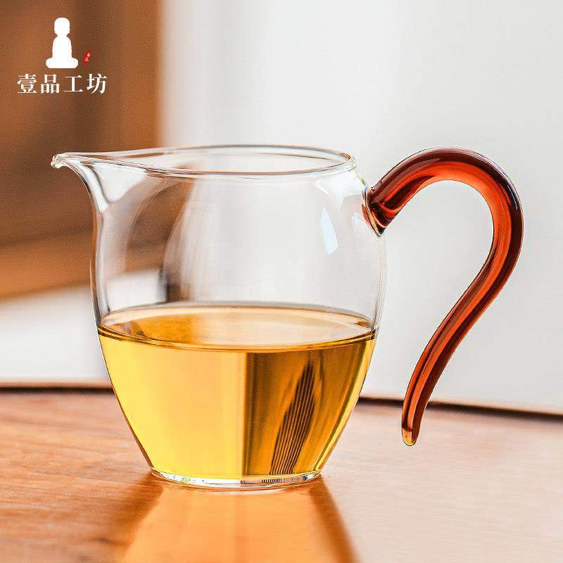 一品工坊玻璃公道杯加厚功道茶杯茶海分茶器过滤茶漏套装功夫茶具,餐饮具,公道杯,淘宝优惠券,粉丝福利购,淘宝优惠卷