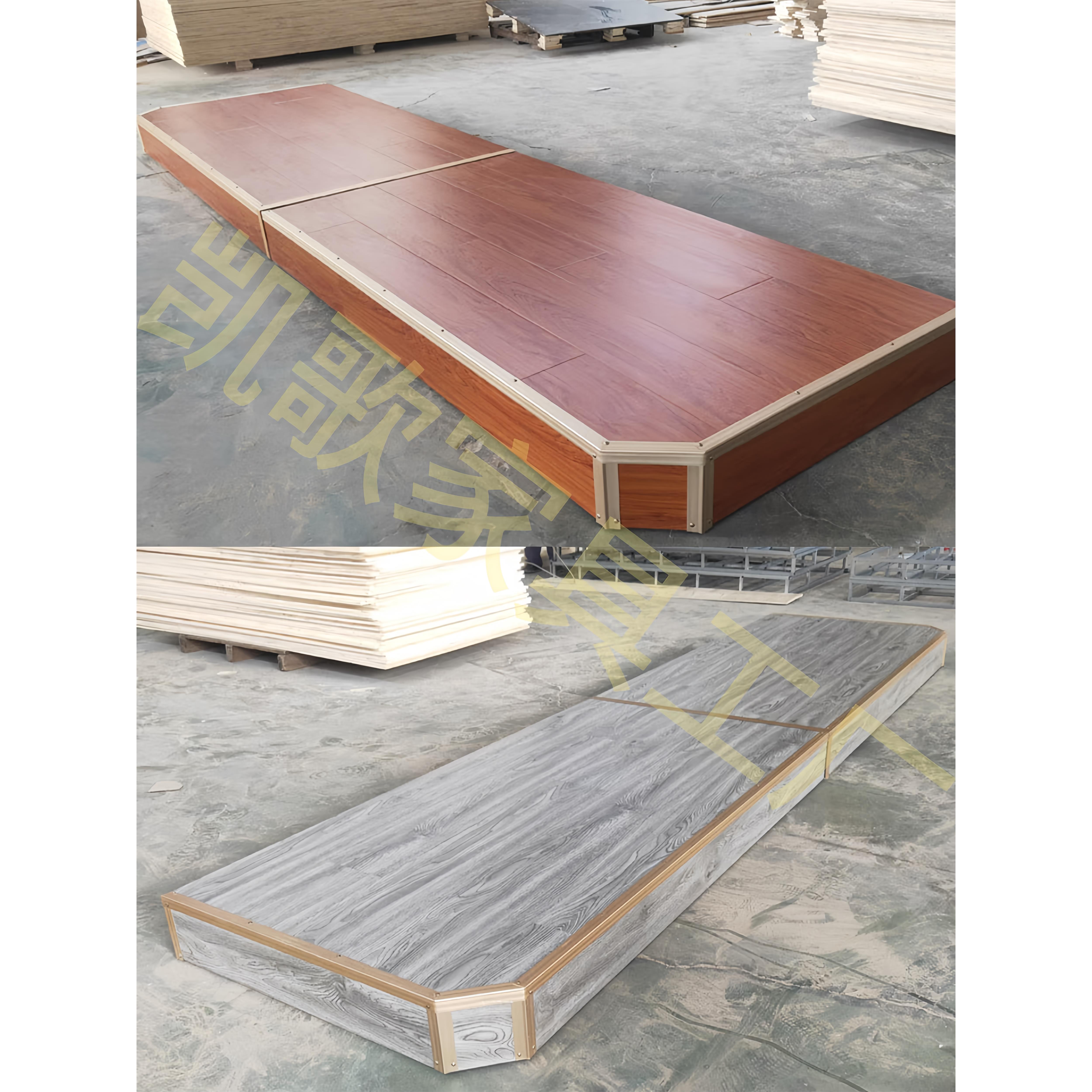 学校教室讲台地台 演讲台小型舞台钢木结构可移动定制安全防磕碰