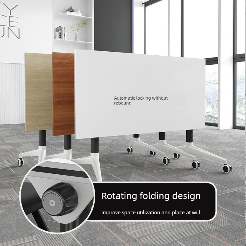 折叠培训桌可移动拼接会议桌培训机构桌椅多功能学习长条桌子