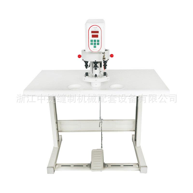 金砖三头气动装钮机大白扣四合扣电脑伺服一体打扣机厂家