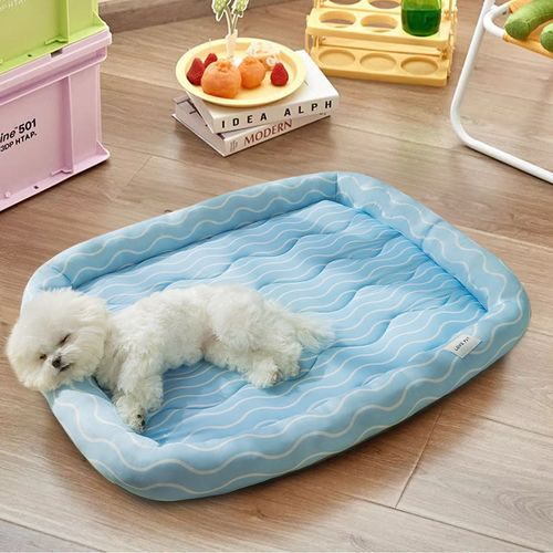 春夏季狗狗垫子清凉波浪狗窝中小型犬狗床四季通用猫窝宠物透气窝