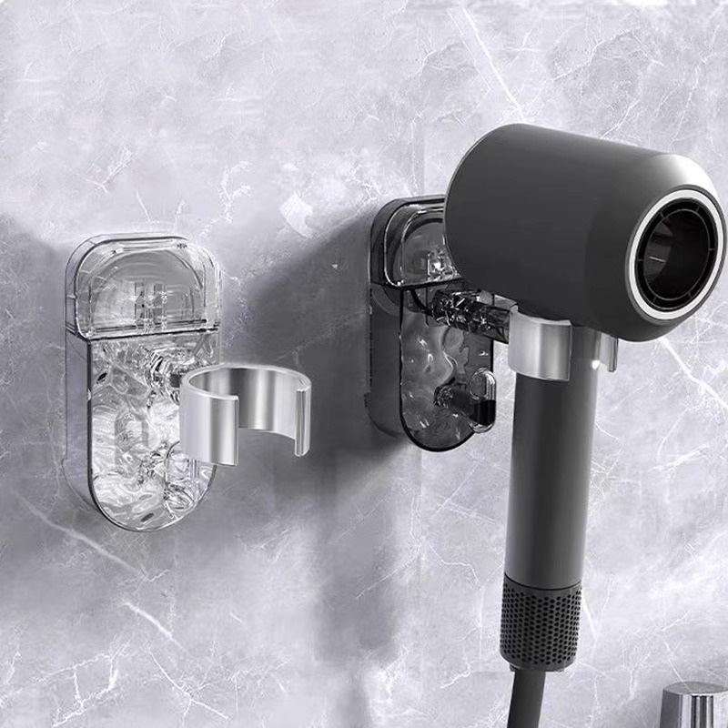 吸盘吹风机支架置物架电吹v风收纳挂架免打孔卫生间懒人风筒架浴