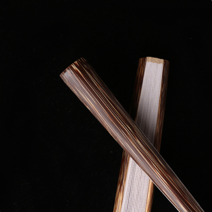 9寸18方棕竹折扇手工扇骨排口M20文玩扇子折扇