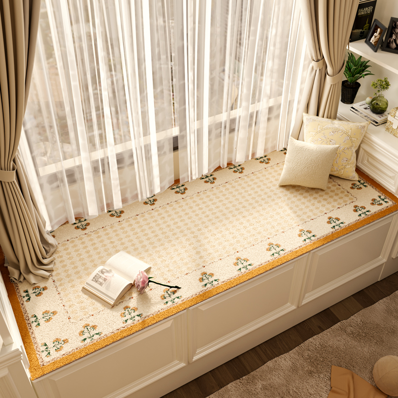 轻奢阳台a垫子飘窗垫四季通用卧室飘窗毯定制榻榻米地垫窗台垫值