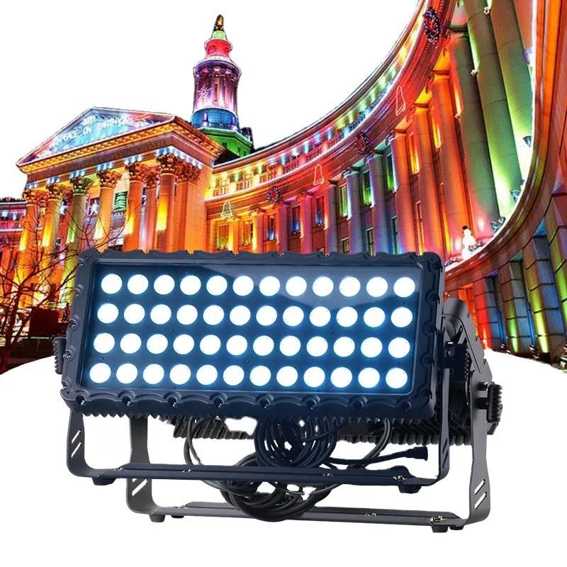 48颗10W LED防水灯光秀投光灯城市之光洗墙灯山体染色夜游文旅灯