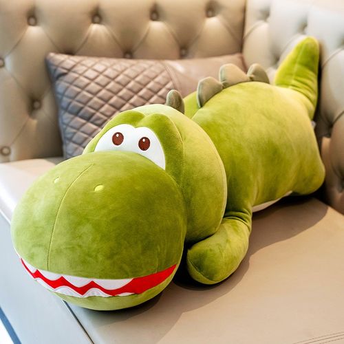 呆鸡恐龙毛绒玩具公仔长条抱枕毛绒玩具抱睡大娃娃床上睡觉夹腿玩