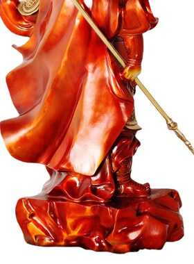 新 款   披风关公  武财神   工艺品摆件  厂家