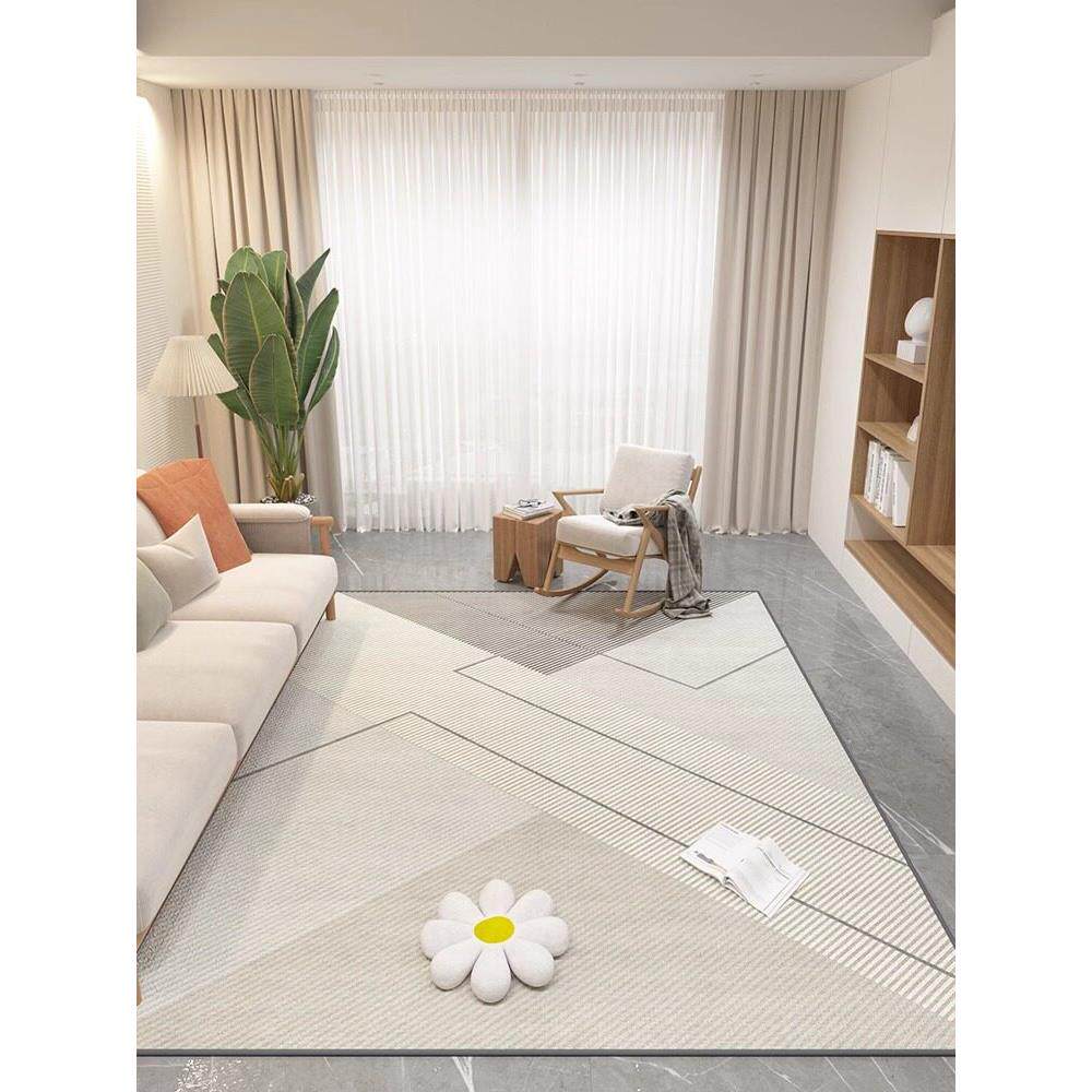 地毯客厅沙发茶几毯子现代轻奢卧室床边毯家用大面积满铺免洗地垫