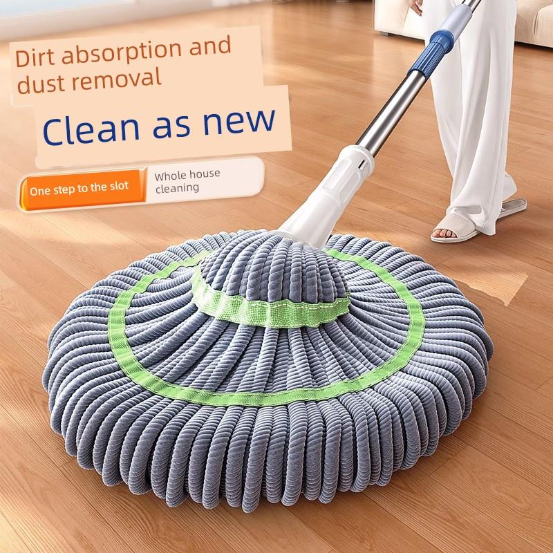 德国自捻水旋拖把2025新款懒人手洗拖把干湿两用拖把清洁大拖把