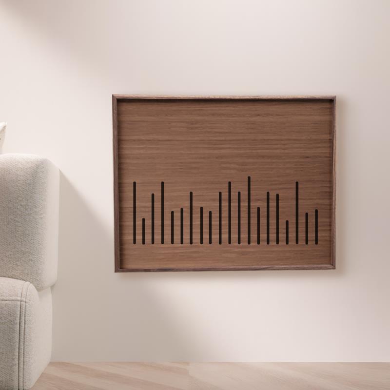 黑胡桃实木弱电箱遮挡装饰盖板免打孔电表箱画多媒体网线盒遮挡箱