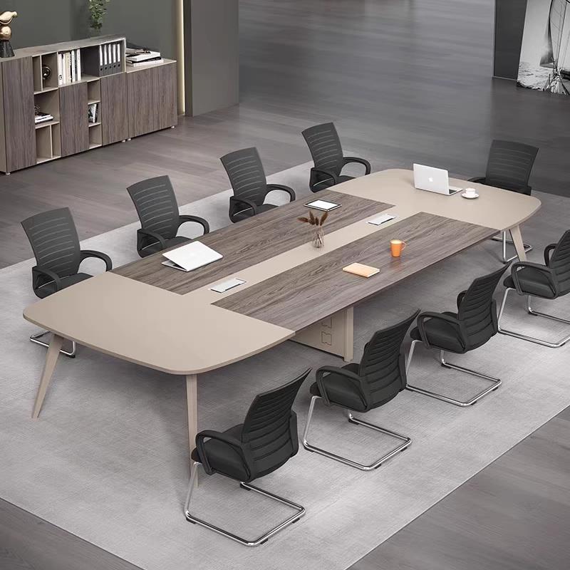 会议桌长桌洽谈桌椅组合培训桌简约现代长桌子工作台桌子办公家具