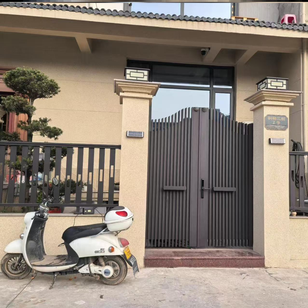 铝艺庭院大门别墅铝合金单双开门户外院子大门农村自建房大门定制