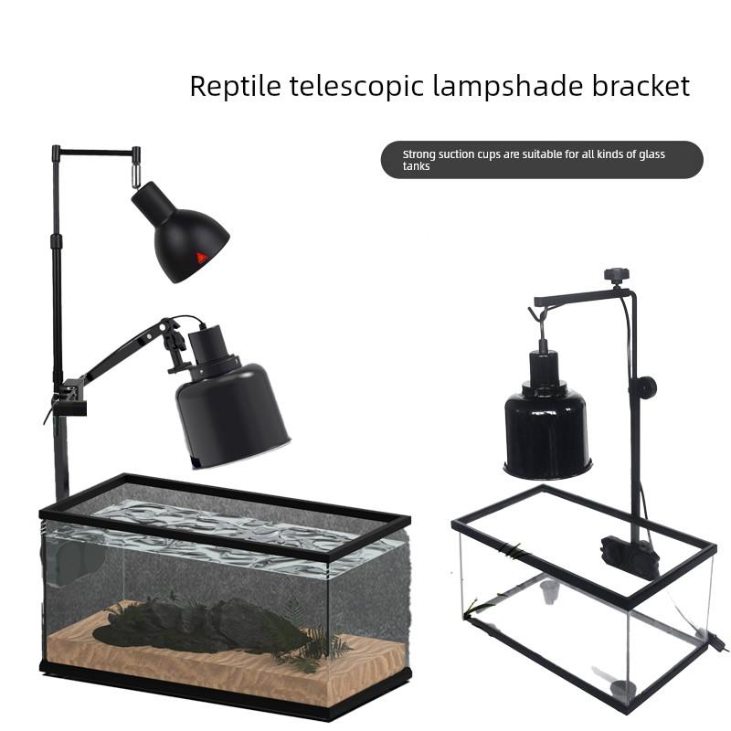 爬行动物宠物吸盘灯座灯夹灯罩吊灯玻璃罐雨林罐吸附灯座衣架可伸