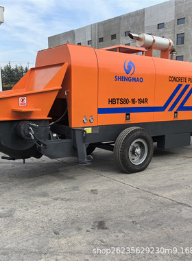 HBTS80-16-194KW柴动力混凝土输送泵 高层建筑高楼高压混凝土泵