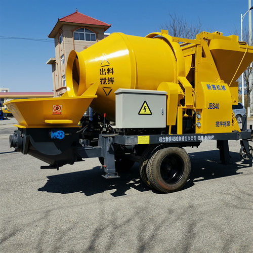 搅拌机水泥 混凝土搅拌机输送泵一体 柴油液压搅拌机 搅拌拖泵JBS
