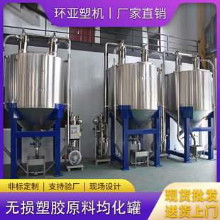 全自动高速均匀混合搅拌机 东莞厂家定制1吨气流无损自循环搅料机