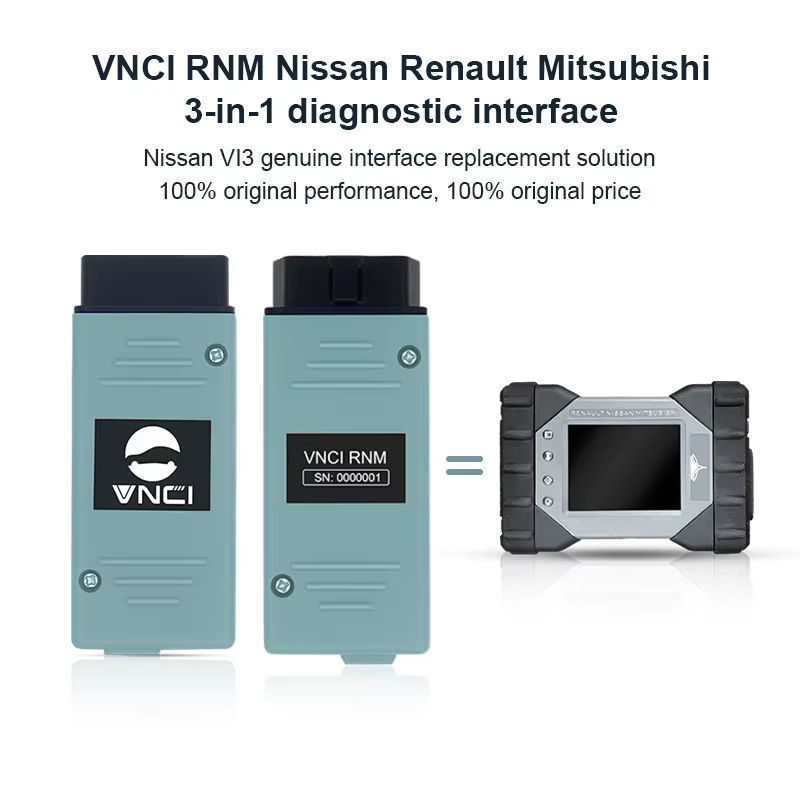 2025 VNCI RNM Nissan Renault Mitsubishi 3-in-1支持DoIP/CANFD
