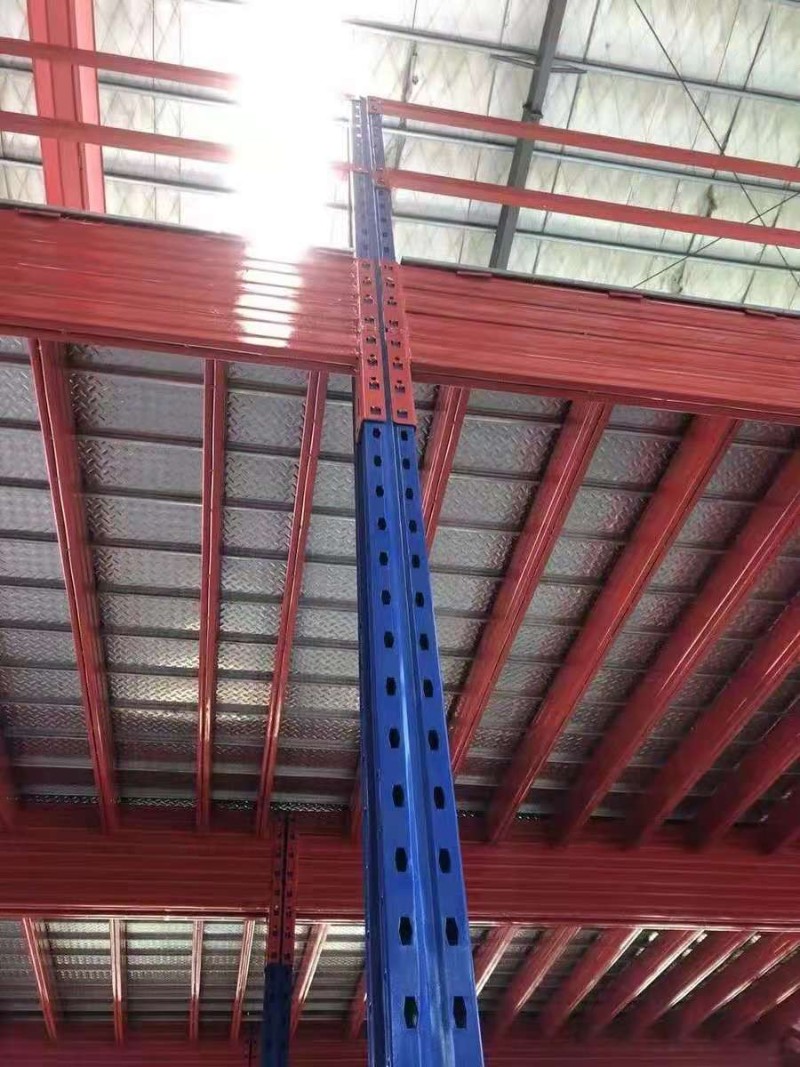 仓库阁楼平台货架厂房二层钢结构隔层搭建工厂仓储工字钢平台货架