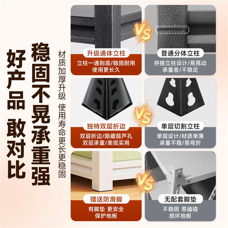 简易货架衣柜卧室租房多层挂衣架自由组装落地衣橱阳台铁艺置物架