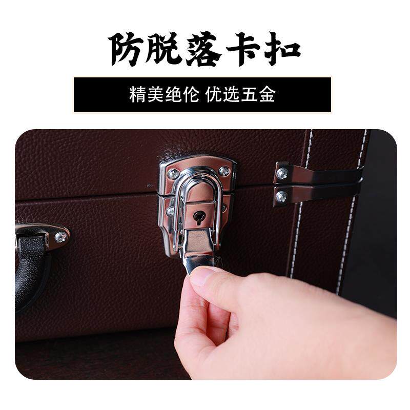 高档品质唢呐皮箱全套配件手提带锁专业唢呐包唢呐皮箱唢呐盒子