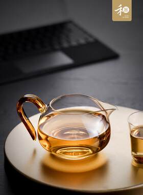 和旗轻茶海博览会杯高硼硅耐热玻璃和大型手工茶隔板高档茶具