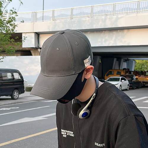 Jodhat加大头围棒球帽 男女通用日系棒球帽 大帽簷棉质鸭舌帽 半