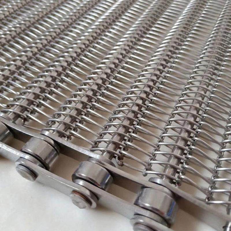 304不锈钢网炼耐高温烘烤炉钢丝传送带热处理201炼条式网带输送带