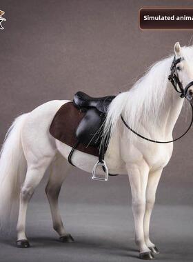 Jxk官方正品1/12比例暖血马人造模型树脂马装饰品家庭桌面装饰品