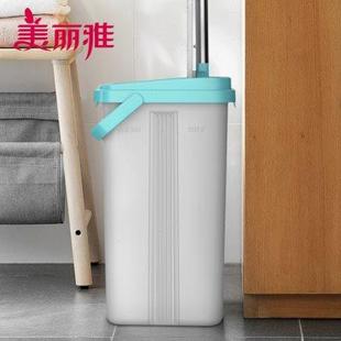 家用全自动免手洗平板拖把 美丽雅刮刮乐拖地神器抖音懒人拖把套装