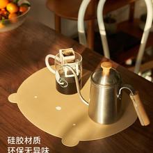 肆月硅胶餐桌垫隔热垫防烫高级感轻奢家用耐高温菜垫子网红大尺寸