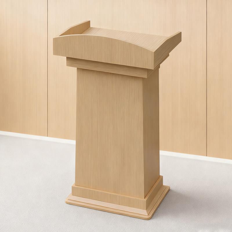 简约可移动演讲台发言台办公会议领导讲话台主持迎宾台司仪台讲桌