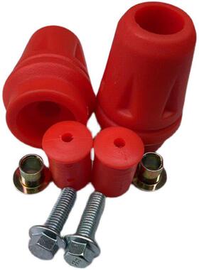 适用春风狒狒ST防撞头250SR摩托车150nk600保险杠防摔胶头球头套