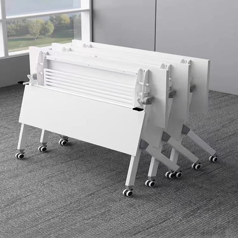 会议桌折叠培训桌移动办公桌培训桌椅组合拼接条桌会议室带轮桌