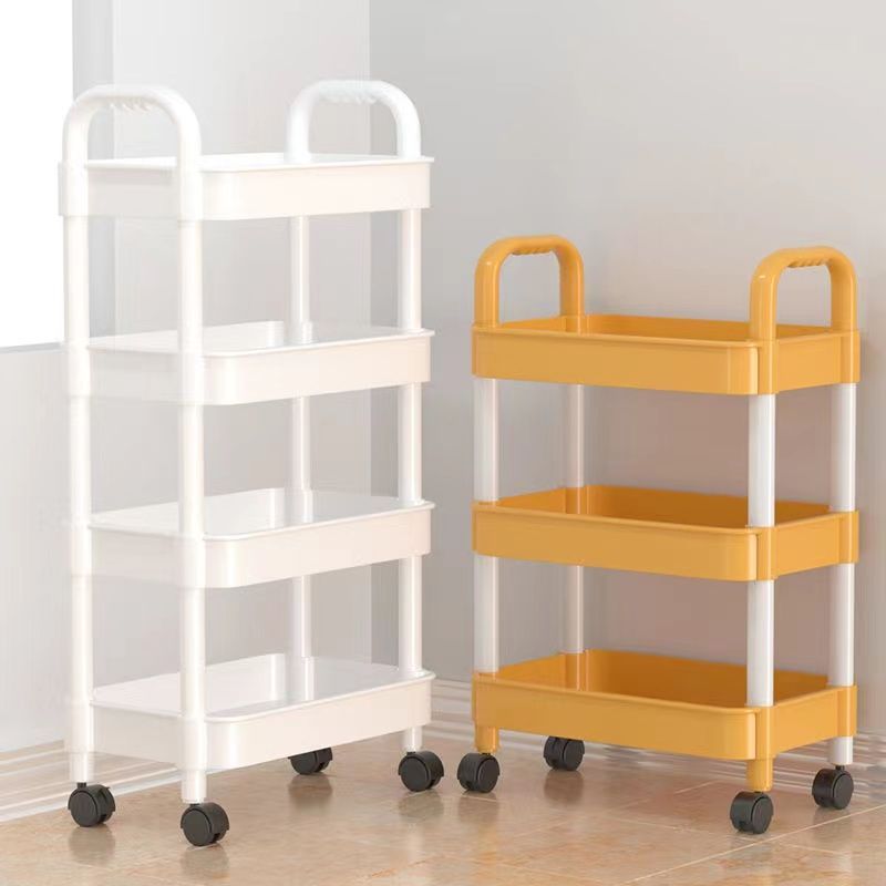 小推车置物架收纳架r整理架厨房浴室客厅多层移动储物架