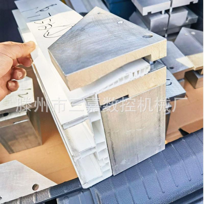 美式塑钢窗设型材弹簧模具PVC钢异型材焊接塑铝垫料LMJ-170模塑门