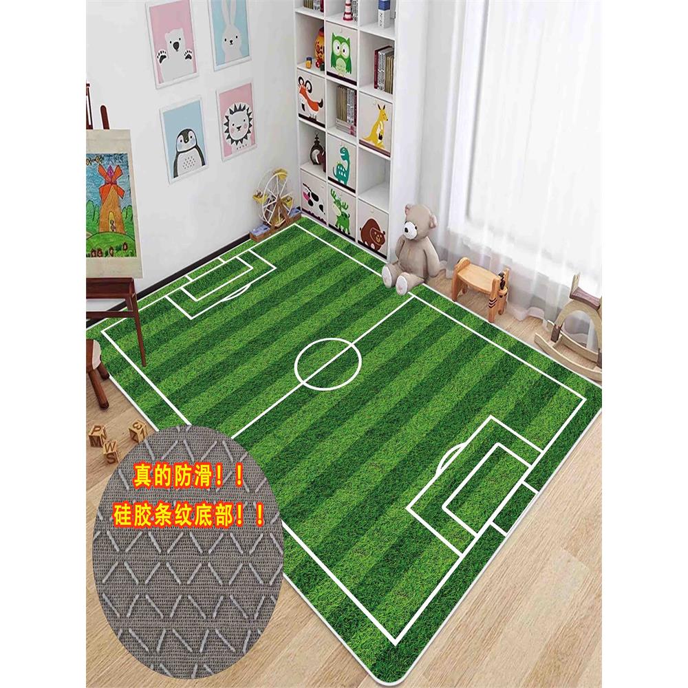 防滑室内足球主题儿童训练游戏运动地毯球场家用瑜伽垫隔音大地垫