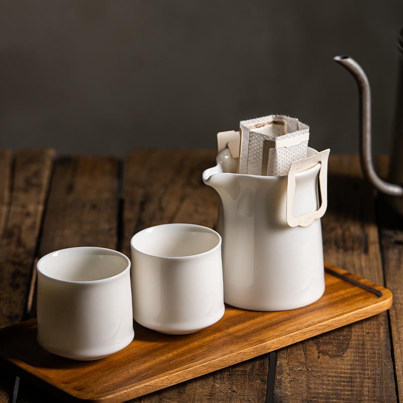 陶瓷手冲咖啡分享壶公道杯挂耳咖啡杯闻香杯泡茶杯套装品鉴杯家用