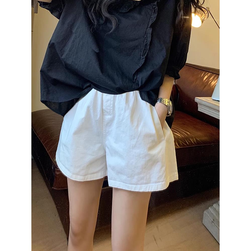 孕妇短裤夏季外穿薄款棉麻休闲宽松阔腿托腹裤子夏天内搭裤孕妇装