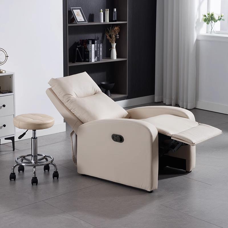 美甲沙发美足椅美睫美容电动单人懒人沙发美容店按摩椅足疗可躺椅
