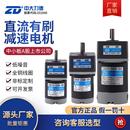 300W电机DC12V 电机微型直流有刷齿轮减速电机6W 220V齿轮箱