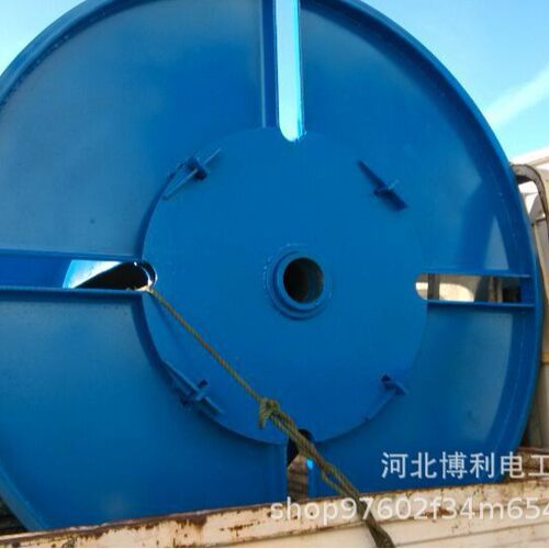 可定制槽钢放线盘圆盘光缆放线架铁盘钢绞线放线架卧式放线盘