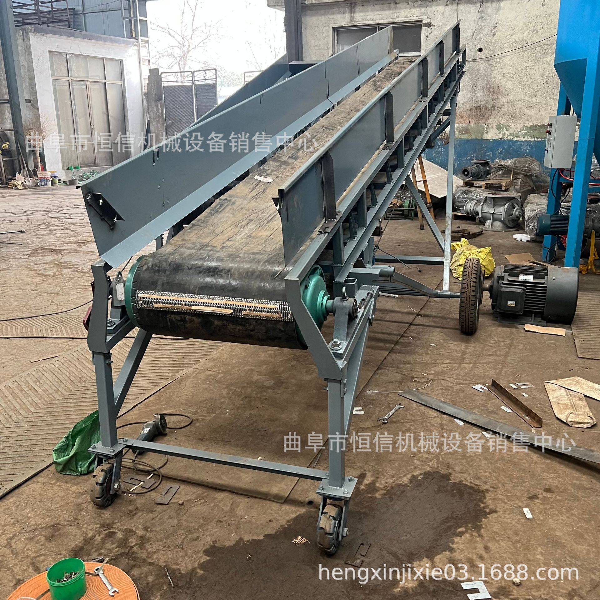 袋装粮食作物皮带输送机zcjb 袋装饲料皮带传送机厂家 恒信直供,搬运/仓储/物流设备,其他起重搬运设备,淘宝优惠券,粉丝福利购,淘宝优惠卷