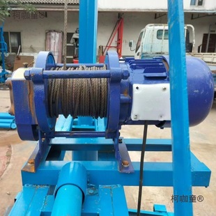 修室外提升机麦太保 鱼塘吊机家用电动葫芦起重机小型升降机建筑装