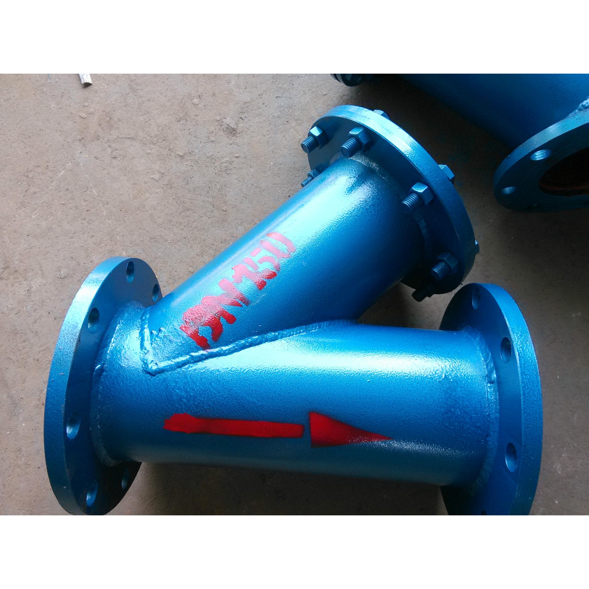 大口径焊接Y型过滤器 GL4H-16法兰管道除污器 碳钢不锈钢DN600