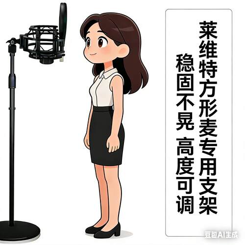莱维特麦克风 240 840 940 U87落地支架方麦话筒金属圆盘电容麦