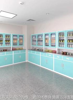 西处药医院药房配药柜诊所药品柜药店不药锈钢脚XYG面西柜存放柜